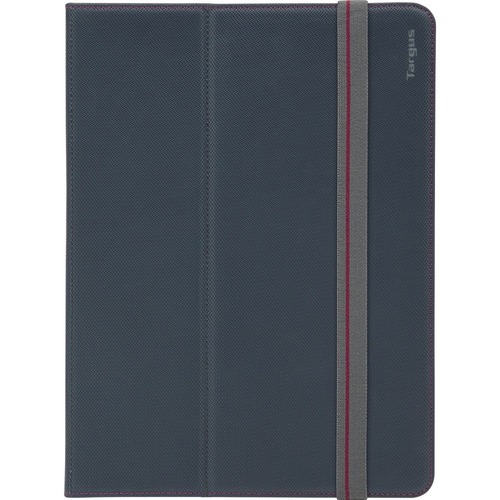 Targus Fit N' Grip THZ59102US Carrying Case (Folio) for 10" Digital Text Reader - Gray - Impact Resistant, Wear Resistant, Scratch Resistant Interior, Tear Resistant, Shock Absorbing Corner - Plush Interior Material - 11.8" Height x 7.8" Width x 0.9" Dept