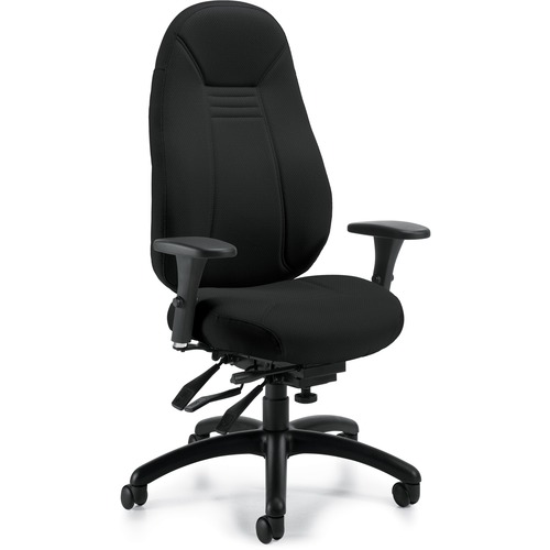 Global ObusForme Comfort 1260-3 Task Chair - Echo Seat - Echo Back - High Back - 5-star Base - 1 Each