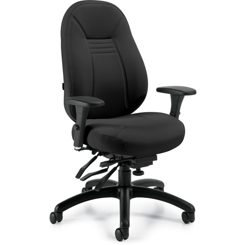 Global ObusForme Comfort Medium Back Multi-Tilter (1241-3) - Echo Seat - Echo Back - High Back - 5-star Base - 1 Each