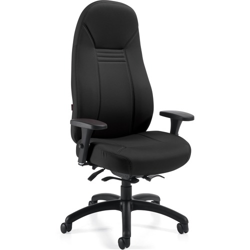 Global Obusforme Comfort XL 1251-8 Task Chair - Echo Seat - Echo Back - High Back - 5-star Base - 1 Each