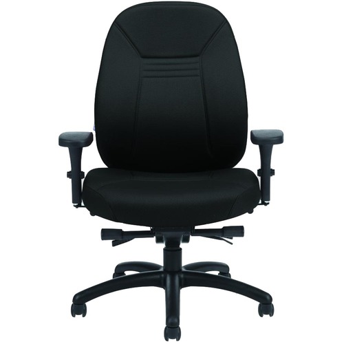 Global Obusforme Comfort XL High Back Wide Standard Depth Synchro-Tilter (1256-0) - Echo Seat - Echo Back - High Back - 5-star Base - 1 Each