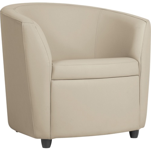 Global Sirena Lounge Chair (3371) - 30.5" x 29.5" x 28.5" , 20" x 20" x 17.5" Seat, 9.5" Arm - Material: Vinyl, Plywood Frame, Foam Cushion - Finish: Black Foot