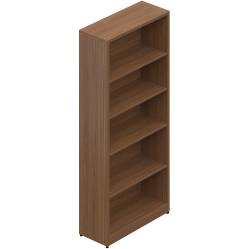 Offices To Go 30 Wide x 65" High - 30" x 12" x 65"Bookshelf, 0.7" Shelf, 0.1" Edge - 3 Shelve(s) - Material: Polyvinyl Chloride (PVC) Edge - Finish: Thermofused Laminate (TFL), Winter Cherry