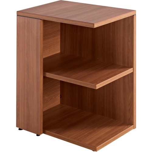 Offices To Go 29" H End Shelf Unit - Left - 16" x 24" x 29"Shelf, 1" Top, 0.1" Edge - 1 Shelve(s) - Material: Polyvinyl Chloride (PVC) Edge - Finish: Thermofused Laminate (TFL), Winter Cherry - Laminate Bookcases - GLBML1629SHLWCR