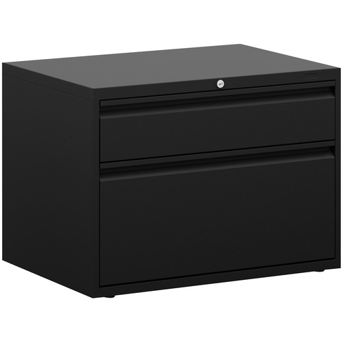 Offices To Go 1 1/2 Drawer High Lateral Cabinet - 30" x 19.3" x 21.3" - 2 x Drawer(s) for Box, File - Legal, Letter - Lateral - Welded, Eco-friendly, Ball-bearing Suspension, Recyclable, Interlocking, Durable, Key Lock, Leveling Glide, Recessed Drawer, Ha