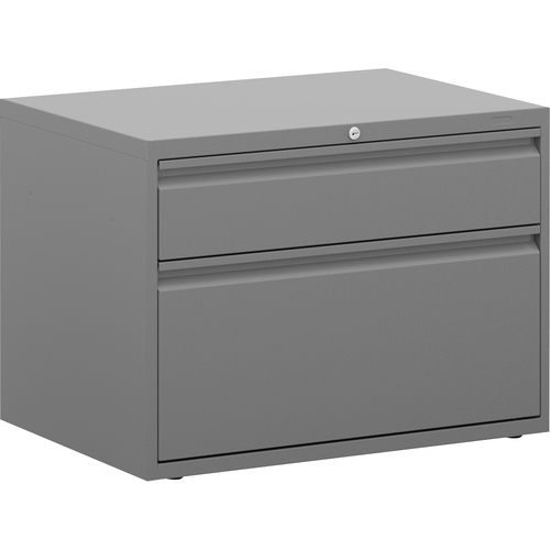Offices To Go 1 1/2 Drawer High Lateral Cabinet - 36" x 19.3" x 21.3" - 2 x Drawer(s) for Box, File - Legal, Letter - Lateral - Welded, Eco-friendly, Ball-bearing Suspension, Recyclable, Interlocking, Durable, Key Lock, Leveling Glide, Recessed Drawer, Ha