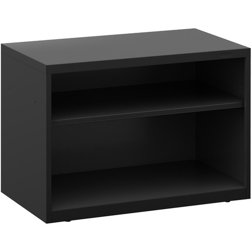 Offices To Go 1 1/2 Bookcase Cabinet - 36" x 19.3" x 21.3"Left/Right Side - Material: Steel Gusset - Finish: Black