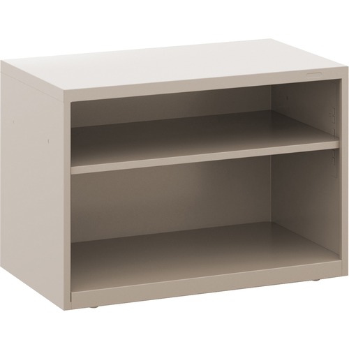 Offices To Go 1 1/2 Bookcase Cabinet - 36" x 19.3" x 21.3"Left/Right Side - Material: Steel Gusset - Finish: Nevada - Open Shelf Files - GLBM19361XSNNEV