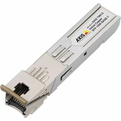 AXIS T8613 SFP (mini-GBIC) Module - For Data Networking - 1 x RJ-45 1000Base-T LAN - Twisted PairGigabit Ethernet - 1000Base-T - TAA Compliant