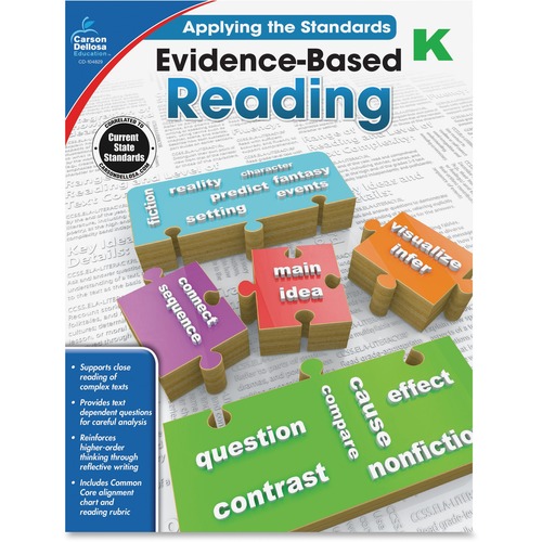 Carson Dellosa Education Grade K Evidence-Based Reading Workbook Printed Book - 64 Pages - Book - Grade K