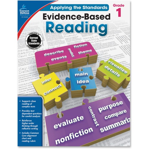 Carson Dellosa Education Grade 1 Evidence-Based Reading Workbook Printed Book - 64 Pages - Book - Grade 1