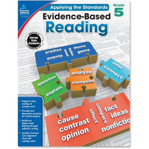 Carson Dellosa Education Grade 5 Evidence-Based Reading Workbook Printed Book - 64 Pages - Book - Grade 5
