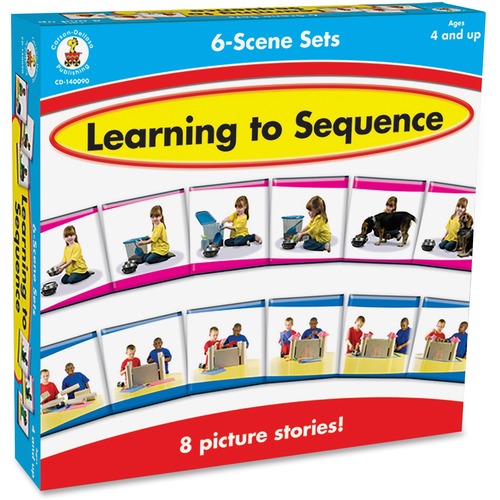 Carson Dellosa Education Learning To Sequence 6-scene Board Game - Puzzle - 1 Each