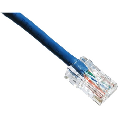 Axiom 10FT CAT5E 350mhz Patch Cable Non-Booted (Blue) - TAA Compliant - 10 ft Category 5e Network Cable for Network Device - First End: 1 x RJ-45 Network - Male - Second End: 1 x RJ-45 Network - Male - Patch Cable - Gold Plated Connector - 24 AWG - Blue -