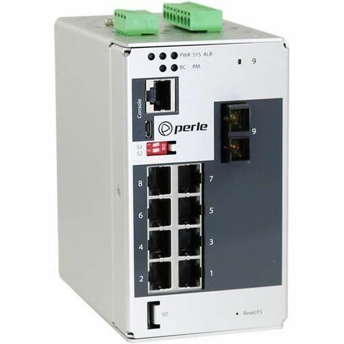 Perle IDS-409G3-C2MD05-SD40 - Industrial Managed Ethernet Switch