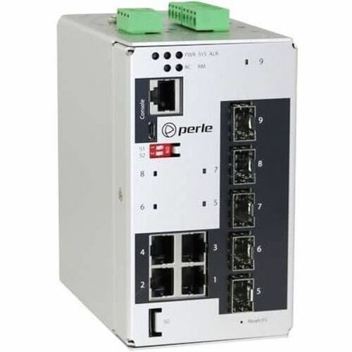 Perle IDS-509-5SFP-XT - Industrial Managed Ethernet Switch