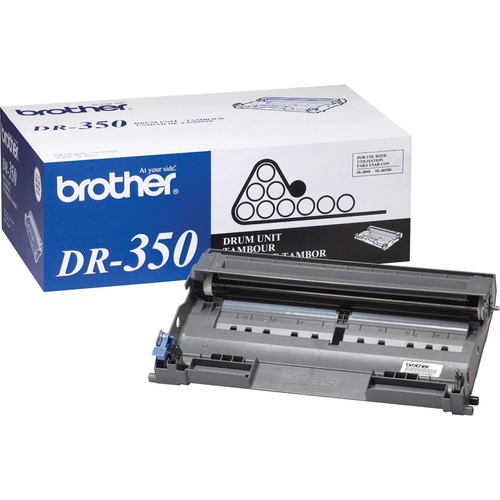 Brother DR350 Replacement Drum Unit - Laser Print Technology - 12000 - 1 Each - Black