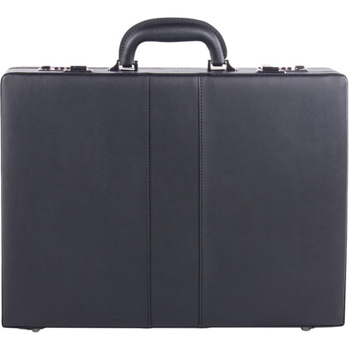 style for mobile Carrying Case (Briefcase) File - Black - Drop Resistant, Bump Resistant - Synthetic Leather Body - Handle 