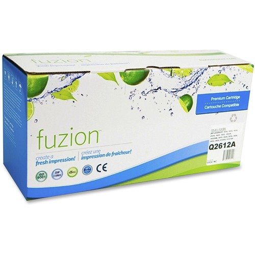 fuzion Toner Cartridge - Alternative for HP 12A - Black - Laser - 2000 Pages - 1 Each