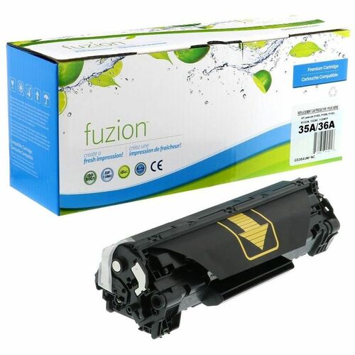 fuzion Toner Cartridge - Alternative for HP 36A - Black - Laser - 2000 Pages - 1 Each