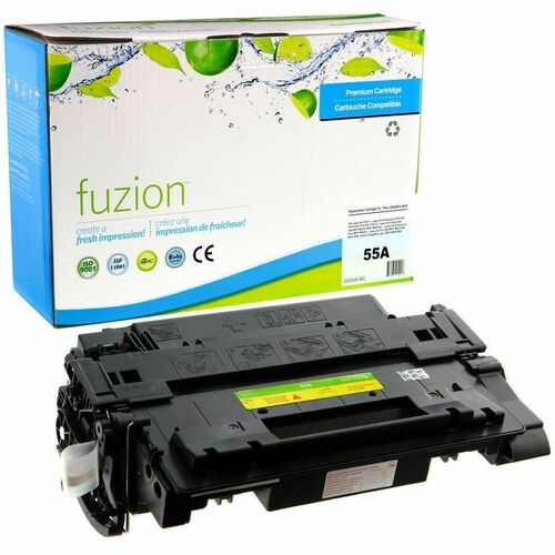 fuzion Toner Cartridge - Alternative for HP 55A - Black - Laser - 6000 Pages - 1 Each