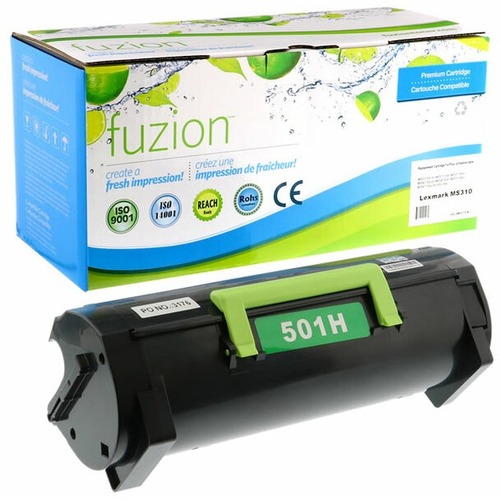 fuzion Toner Cartridge - Alternative for Lexmark - Laser - High Yield - 5000 Pages - 1 Each