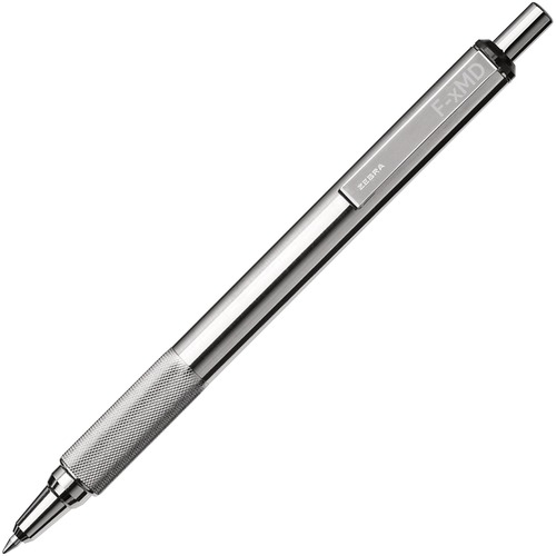 Zebra Pen Ballpoint Pen - 0.7 mm Pen Point Size - Refillable - Stainless Steel Barrel - 1 Each