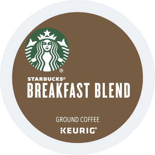 Starbucks K-Cup Breakfast Blend Coffee - Compatible with Keurig Brewer - Medium - 24 / Box