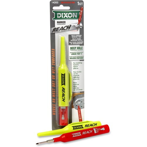 Dixon Permanent Marker - Red - 1 / Pack - Mechanical Pencils - DIX14202