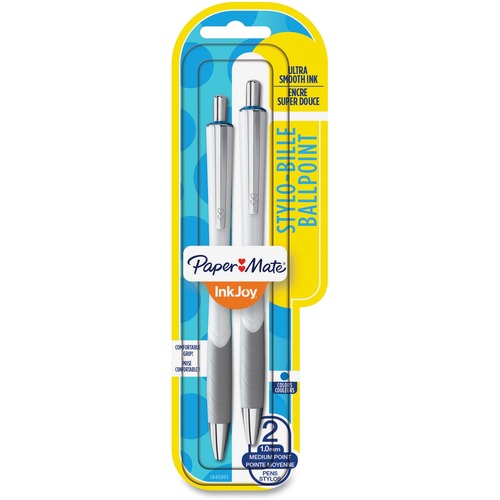 Paper Mate InkJoy 700 RT Ballpoint Pen - Medium Pen Point - Retractable - Blue - 2 / Pack