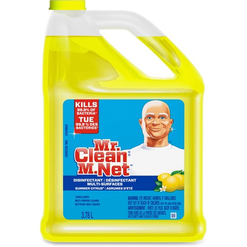 Mr. Clean Home Pro Antibacterial Cleaner with Summer Citrus - Liquid - 127.8 fl oz (4 quart) - Summer Citrus Scent - 1 Each - Multipurpose Cleaners - PGC31504