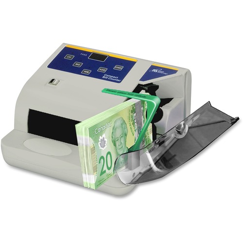 Royal Sovereign Banknote Counter - 150 Bill Capacity - Counts 600 (bills/min) - Cash Counters - RSIRBCQUICKCOUNT