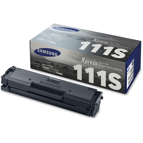Samsung MLT-D111S Original Toner Cartridge - Black - Laser - 1000 Pages - 1 Each - Laser Toner Cartridges - SASMLTD111SXA