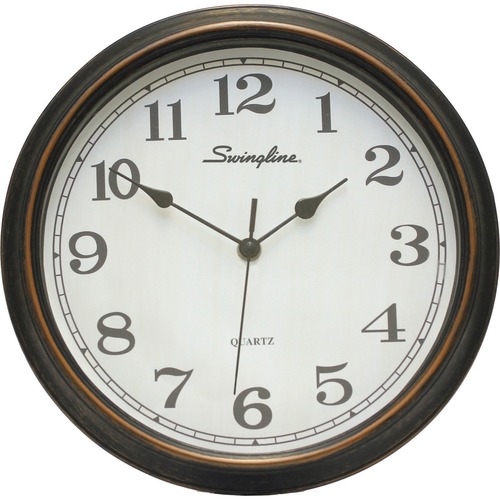 Swingline Wall Clock - Plastic Case