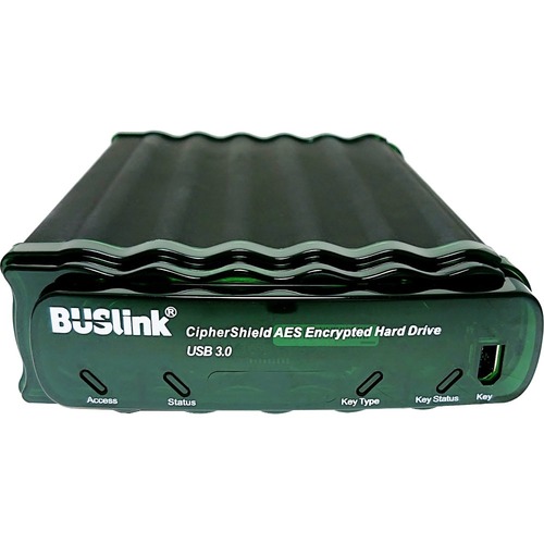Buslink CipherShield CSE-6T-U3XP 6 TB Desktop Hard Drive - External - USB 3.2 (Gen 1) - 256-bit Encryption Standard