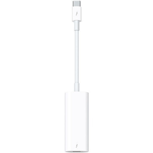 Apple Thunderbolt 3 (USB-C) to Thunderbolt 2 Adapter - Thunderbolt 2/Thunderbolt 3 Data Transfer Cable for Hard Drive, MacBook Pro - First End: 1 x USB Type C - Male - Second End: 1 x Thunderbolt 2 - Female - White