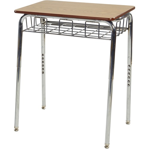 Early Childhood Resources Open Front School Desk W Wire Box 23 1 2