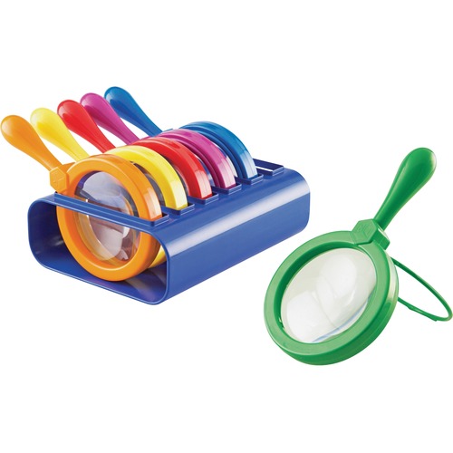Learning Resources Jumbo Magnifiers Set - Theme/Subject: Learning - Skill Learning: Science, Observation, Exploration, Science Experiment - 3 Year & Up - Investigation & Observation - LRN2884