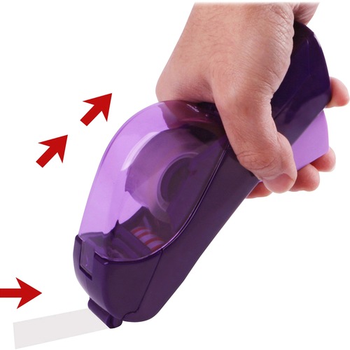 Baumgartens Trigger Squeeze Tape Dispenser - Holds Total 1 Tape(s) - Lightweight - Purple - 1 Each