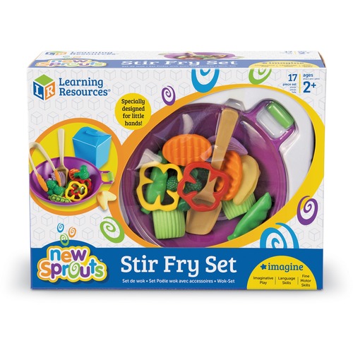 New Sprouts - Stir Fry Play Set - 17 / Set - Assorted - Plastic