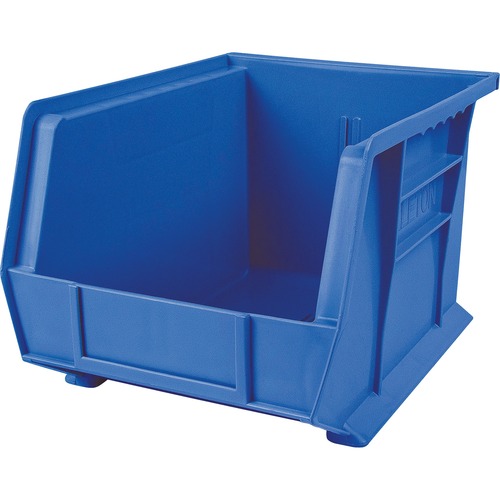 KLETON Storage Bin - 7" Height x 8.3" Width x 10.8" Depth - Stackable - Blue - Plastic - Storage Boxes & Containers - KLT02392
