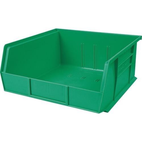 KLETON Storage Bin - 3" Height x 11" Width x 10.9" Depth - Stackable - Green - Plastic - Hand Trucks & Dollies - KLTKH963