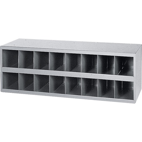 Durham Manufacturing Storage Cabinet - 12" - Welded - Gray - Powder Coated - Steel - Storage Cabinets - DHM35395