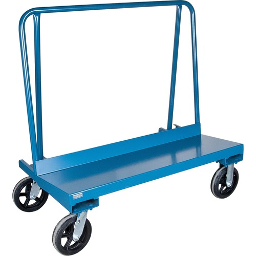 KLETON Specialized Carts & Dollies - Drywall Cart - 907.18 kg Capacity - 4 Casters - 8" (203.20 mm) Caster Size - Steel - 44" Length x 44" Depth x 44" Height - Kleton Blue - Hand Trucks & Dollies - KLTML139