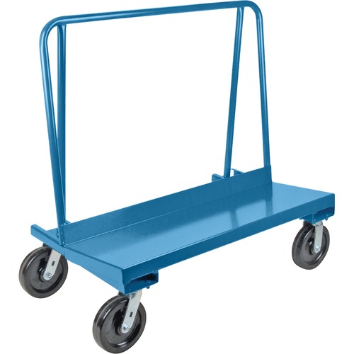 KLETON Specialized Carts & Dollies - Drywall Cart - 1587.57 kg Capacity - 4 Casters - 8" (203.20 mm) Caster Size - Steel - 44" Length x 44" Depth x 44" Height - Kleton Blue - Hand Trucks & Dollies - KLTMD214