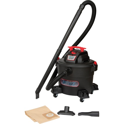 Aurora Tools SDN117 Canister Vacuum Cleaner - 2.98 kW Motor - 37.85 L - Bagged - Hose, Extension Wand, Utility Nozzle, Crevice Nozzle, Floor Brush, Filter - 16 ft Cable Length - 2265.3 L/min - Vacuum Cleaners - RRA04237