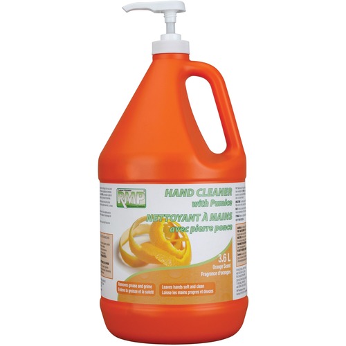 RMP Orange Pumice Hand Cleaner - Orange Scent - 3.60 L - Dirt Remover, Grease Remover, Ink Remover, Tar Remover, Soil Remover, Rust Remover, Paint Remover, Epoxy Remover - Hand - Solvent-free - Hand Soaps/Cleaners - RMPJG223