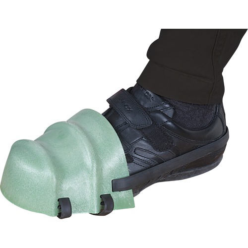 Zenith Foot Guards - Rubber Strap, Plastic - Green