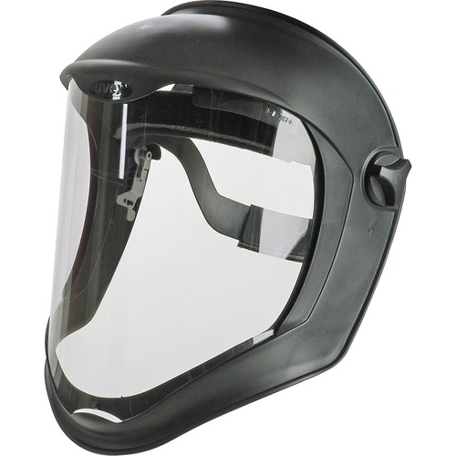 Uvex Bionic Face Shield - Recommended for: Industrial, Warehouse - Airborne Particle Protection - Polycarbonate - Safety Gear - UVXS8500