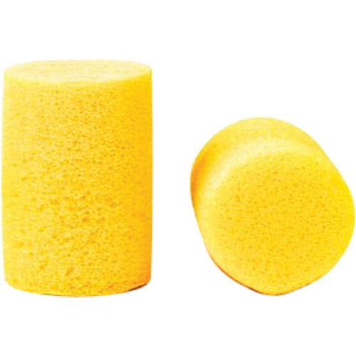 E-A-R Classic Plus Earplugs - Recommended for: Warehouse, Industrial - Universal Size - Polyvinyl Chloride (PVC), Foam - Yellow
